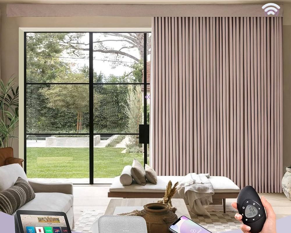 Automated smart curtains by SASCO for modern homes