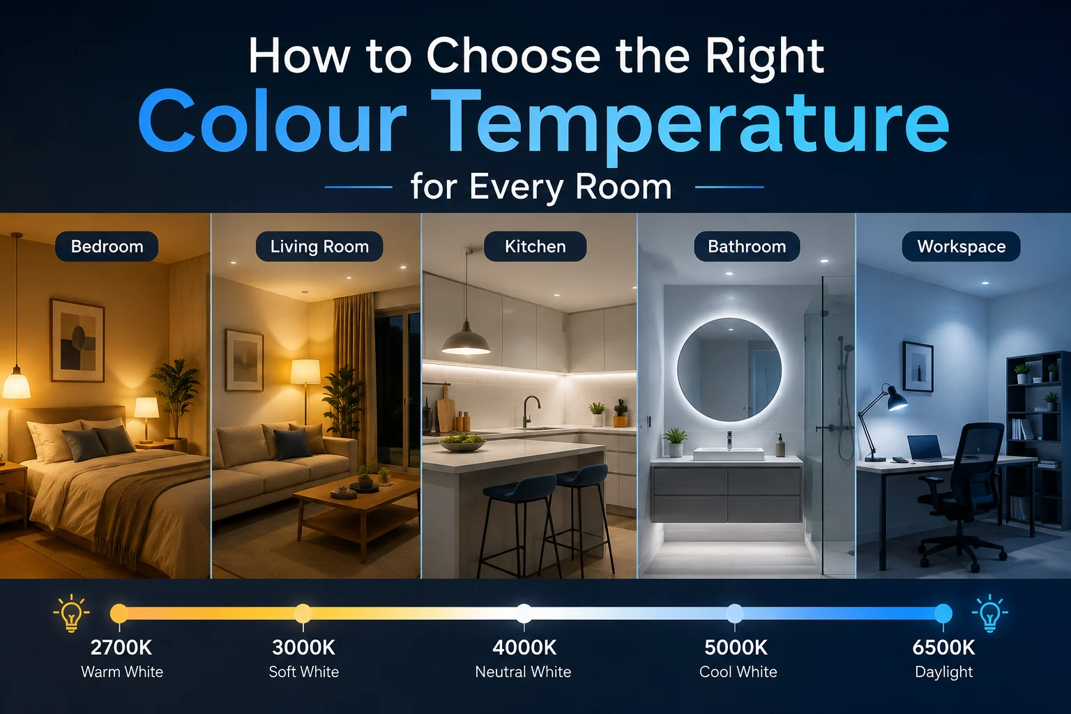 How to Choose the Right Colour Temperature for Every Room